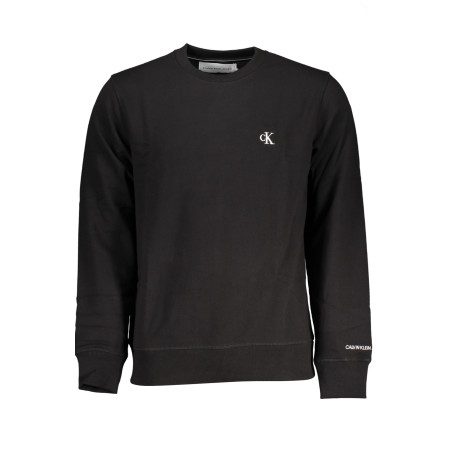 CALVIN KLEIN FELPA SENZA ZIP UOMO NERO