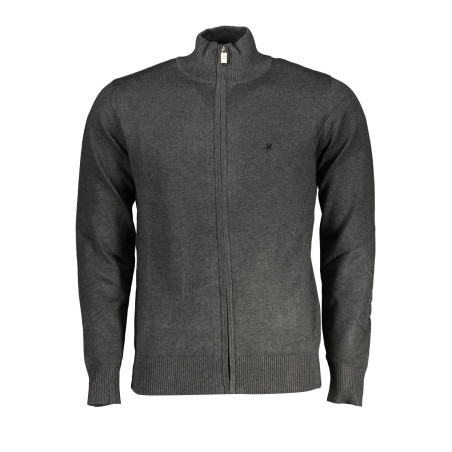 US GRAND POLO CARDIGAN HERREN GRAU