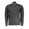US GRAND POLO CARDIGAN HERREN GRAU