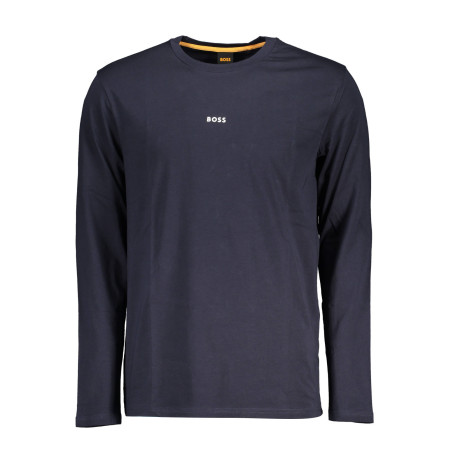 BOSS LANGARM T-SHIRT HERREN BLAU