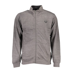 GIAN MARCO VENTURI MEN&39S ZIP-UP SWEATSHIRT GREY