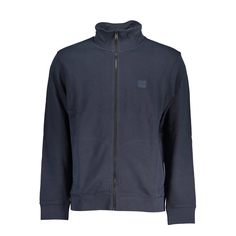 BOSS Herren-Sweatshirt mit Reißverschluss, Blau