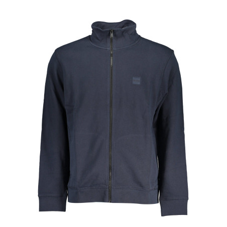 BOSS Herren-Sweatshirt mit Reißverschluss, Blau