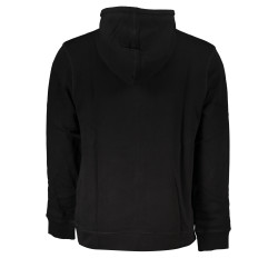 BOSS MEN&39S BLACK ZIP-LESS SWEATSHIRT