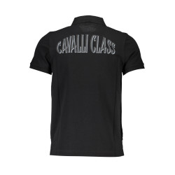 CAVALLI CLASS POLO KURZARM HERREN SCHWARZ