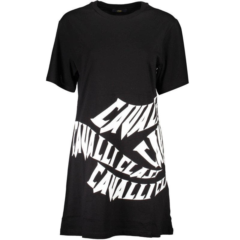 CAVALLI CLASS SHORT DRESS WOMEN BLACK