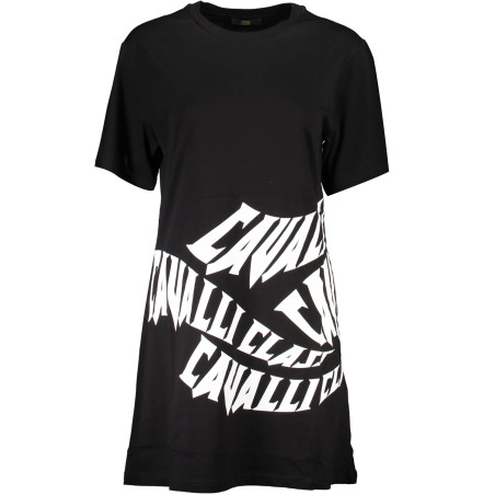 CAVALLI CLASS SHORT DRESS WOMEN BLACK