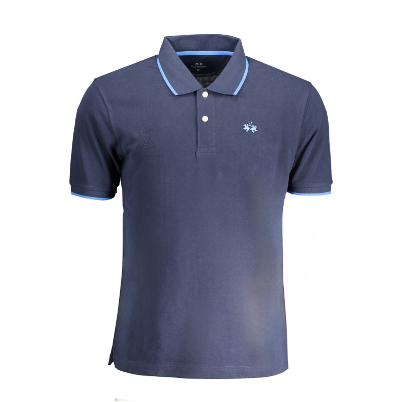 LA MARTINA MEN&39S SHORT SLEEVE POLO BLUE