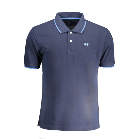 LA MARTINA MEN&39S SHORT SLEEVE POLO BLUE