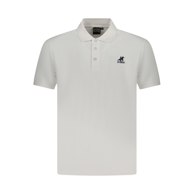 US GRAND POLO HERREN KURZARM POLO WEISS