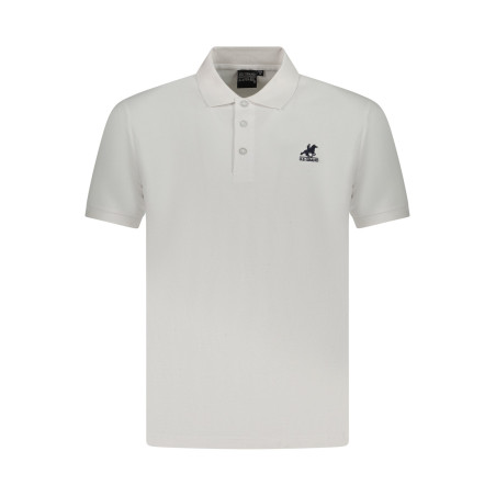 US GRAND POLO HERREN KURZARM POLO WEISS
