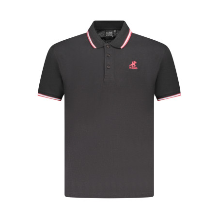 US GRAND POLO HERREN KURZARM POLO SCHWARZ