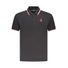 US GRAND POLO HERREN KURZARM POLO SCHWARZ