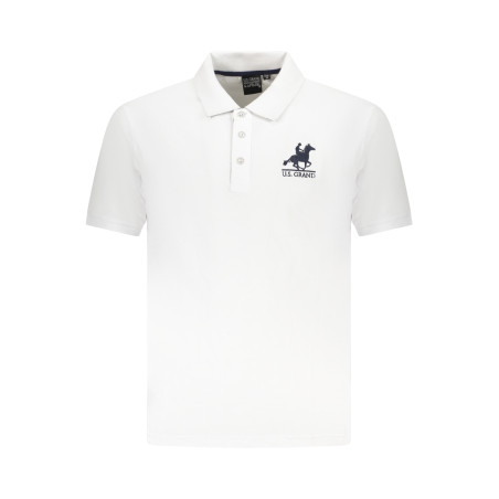 US GRAND POLO HERREN KURZARM POLO WEISS