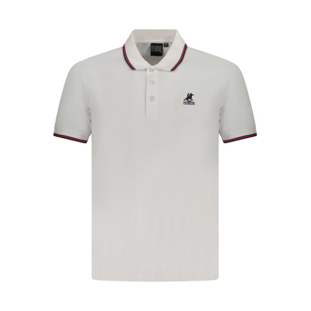 US GRAND POLO HERREN KURZARM POLO WEISS