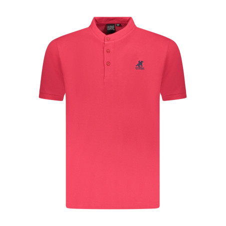 US GRAND POLO HERREN KURZARM POLO ROT