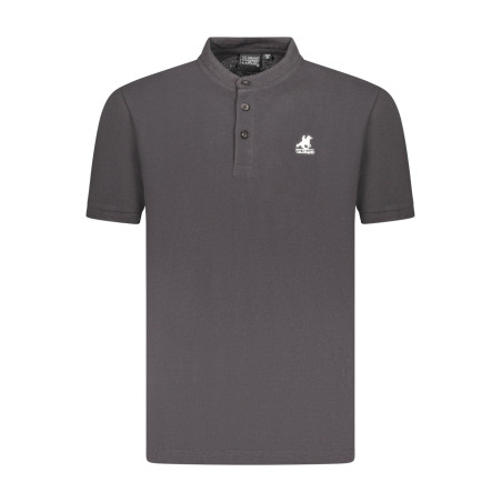 US GRAND POLO HERREN KURZARM POLO SCHWARZ