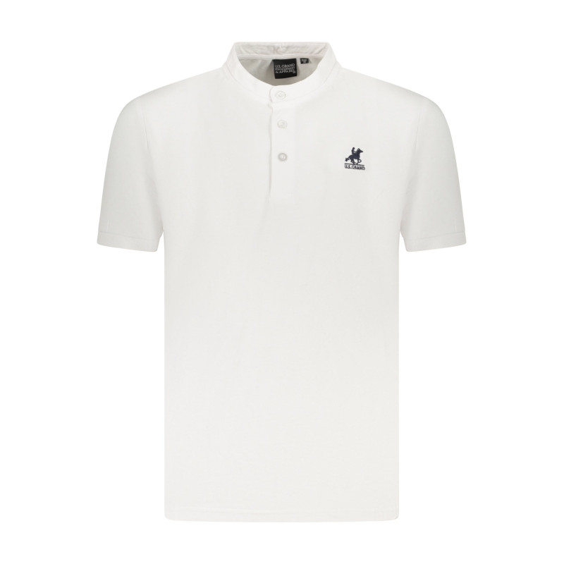 US GRAND POLO HERREN KURZARM POLO WEISS