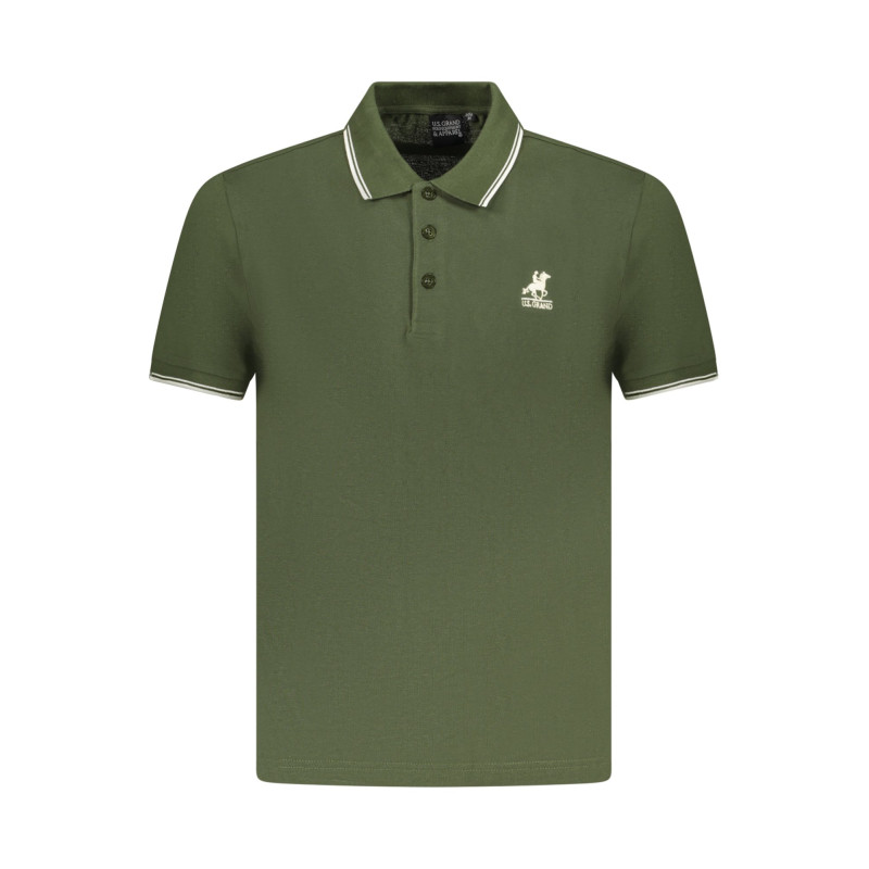 US GRAND POLO HERREN KURZARM POLO GRÜN