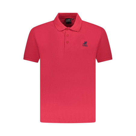 US GRAND POLO HERREN KURZARM POLO ROT