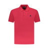 US GRAND POLO HERREN KURZARM POLO ROT