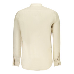 BOSS CAMICIA MANICHE LUNGHE UOMO BEIGE