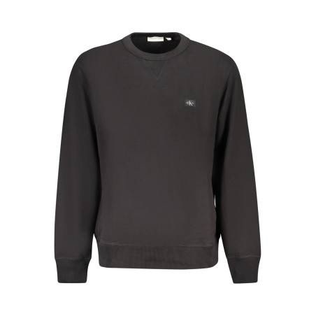 CALVIN KLEIN HERREN SCHWARZES SWEATSHIRT MIT REISSVERSCHLUSS