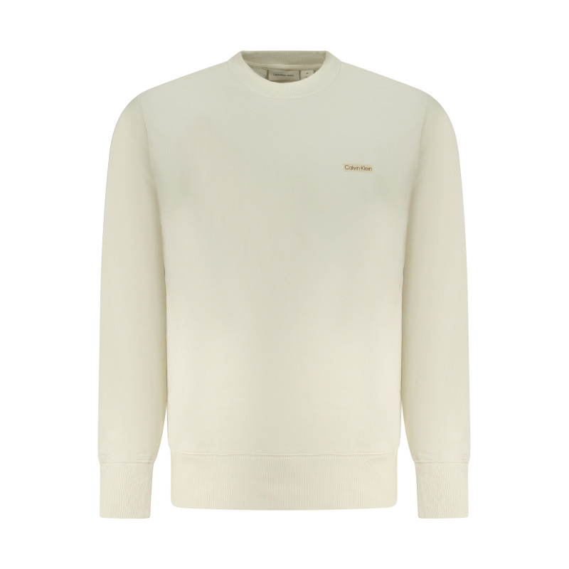 CALVIN KLEIN SWEATSHIRT WITHOUT ZIP MEN BEIGE
