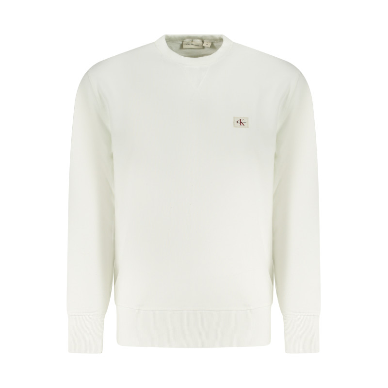 CALVIN KLEIN MEN&39S ZIP-UP SWEATSHIRT WHITE
