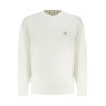 CALVIN KLEIN HERREN-SWEATSHIRT MIT ZIP WEISS