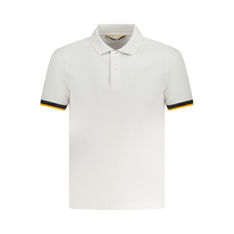 K-WAY POLO SHORT SLEEVES MEN WHITE
