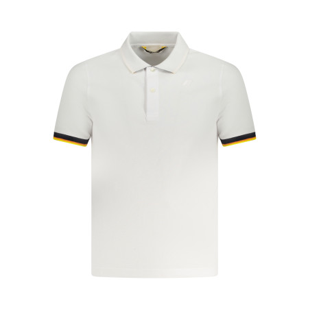 K-WAY POLO SHORT SLEEVES MEN WHITE