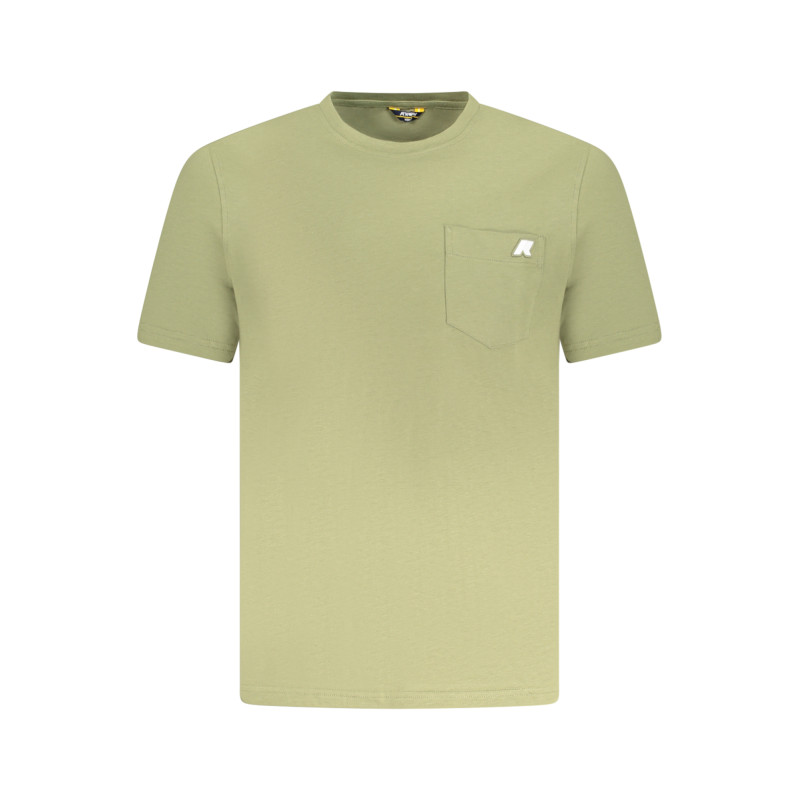 K-WAY T-SHIRT MANICHE CORTE UOMO VERDE