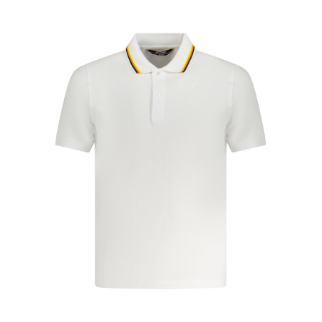 K-WAY POLO MANICHE CORTE UOMO BIANCO