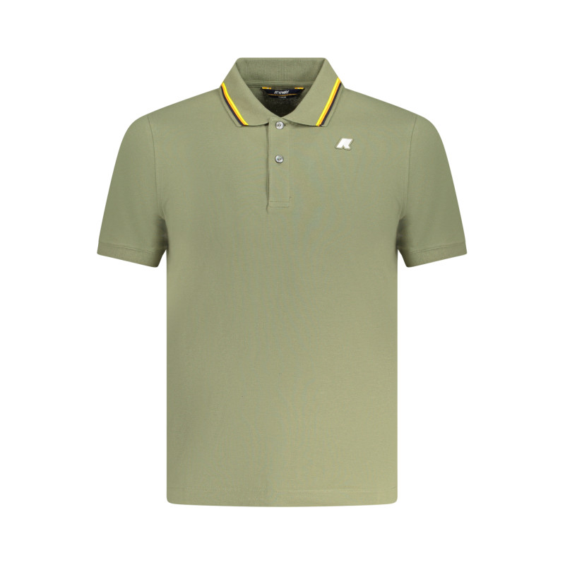 K-WAY POLO MANICHE CORTE UOMO VERDE