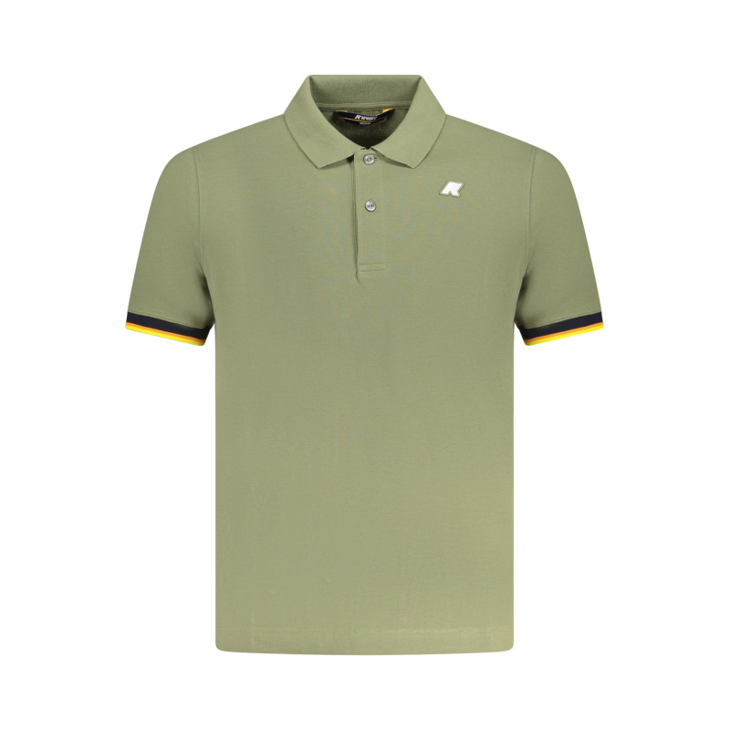 K-WAY POLO MANICHE CORTE UOMO VERDE