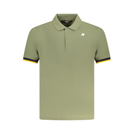 K-WAY POLO MANICHE CORTE UOMO VERDE