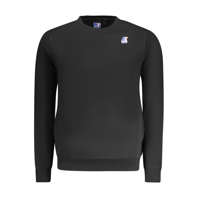 K-WAY SWEATSHIRT WITHOUT ZIP MEN BLACK