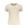 TOMMY HILFIGER SHORT SLEEVE T-SHIRT WOMEN BEIGE