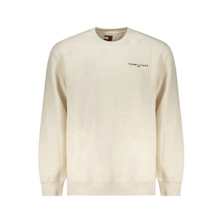 TOMMY HILFIGER FELPA SENZA ZIP UOMO BEIGE