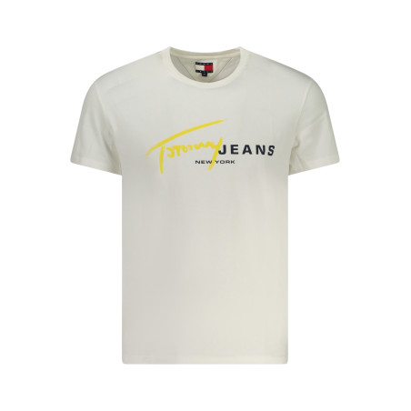 TOMMY HILFIGER KURZARM T-SHIRT HERREN WEISS