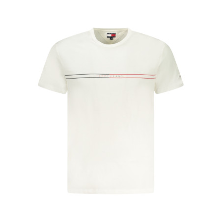 TOMMY HILFIGER KURZARM T-SHIRT HERREN WEISS