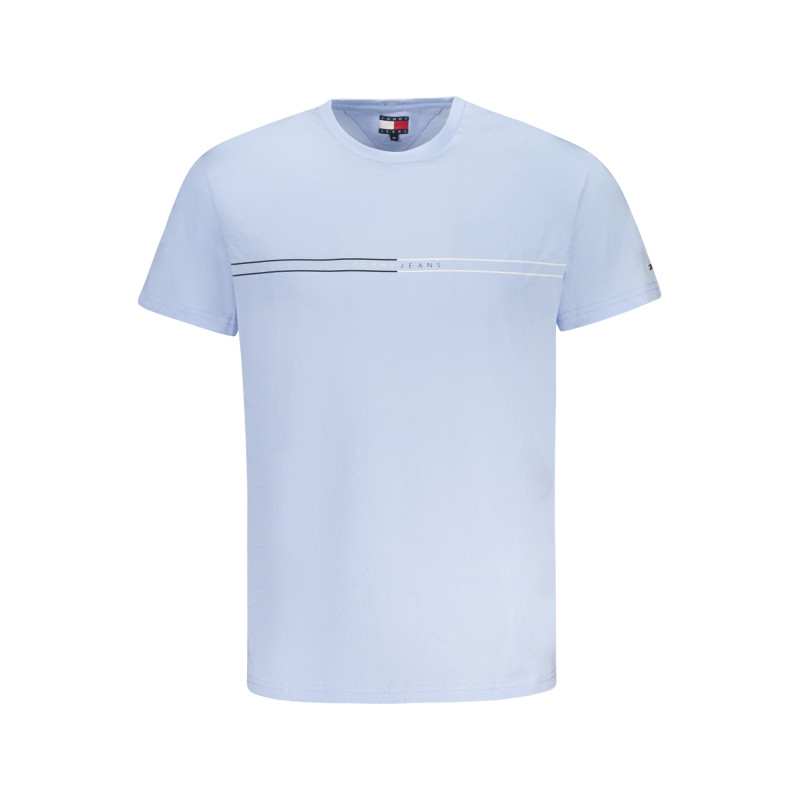 TOMMY HILFIGER T-SHIRT MANICHE CORTE UOMO AZZURRO
