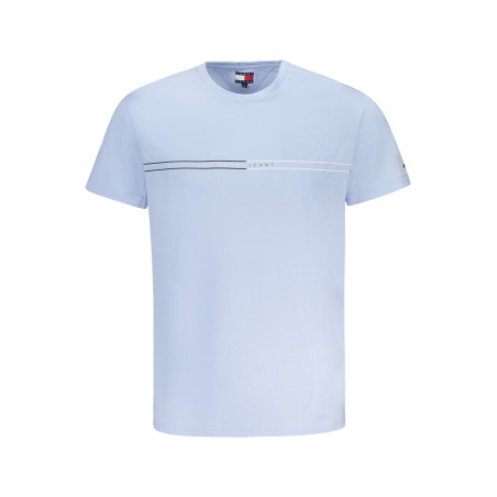 TOMMY HILFIGER T-SHIRT MANICHE CORTE UOMO AZZURRO
