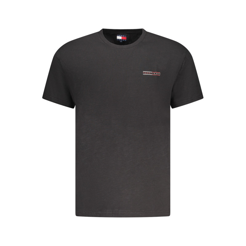 TOMMY HILFIGER SHORT SLEEVE T-SHIRT MEN BLACK