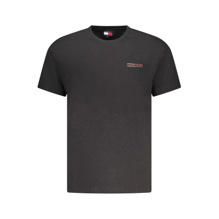 TOMMY HILFIGER SHORT SLEEVE T-SHIRT MEN BLACK