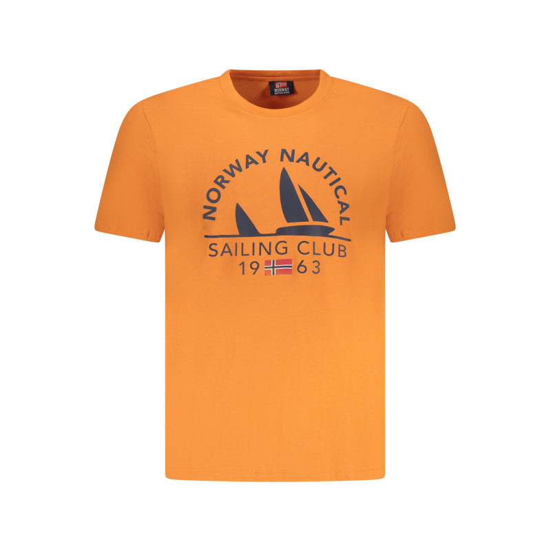 NORWAY 1963 MEN&39S SHORT SLEEVE T-SHIRT ORANGE
