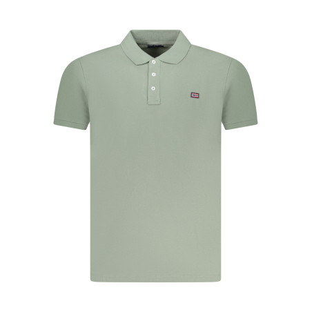 NORWEGEN 1963 HERREN KURZARM-POLO GRÜN
