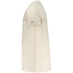 TOMMY HILFIGER SHORT SLEEVE T-SHIRT MEN BEIGE