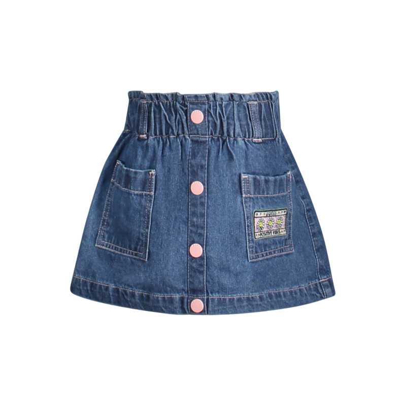 GUESS JEANS SHORT SKIRT GIRL BLUE
